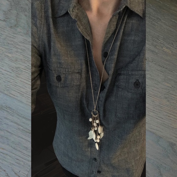 ALDO | Gold Tone Long Pendant Necklace - Picture 7 of 9